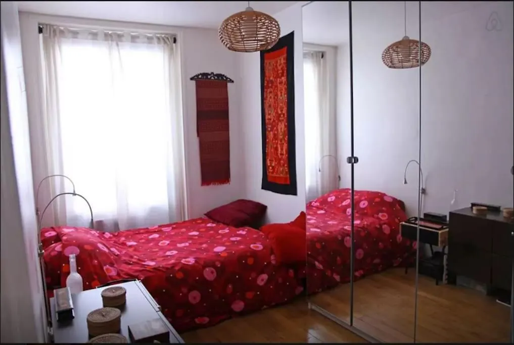 Quiet Apt 2Rooms Big Kitchen Canal Saint Martin Paris Apartamento